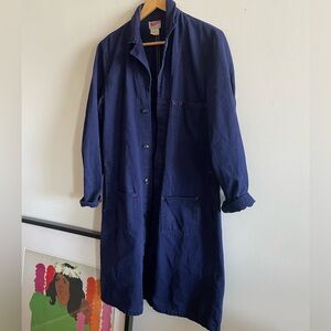 Vintage Blue Chore Coat